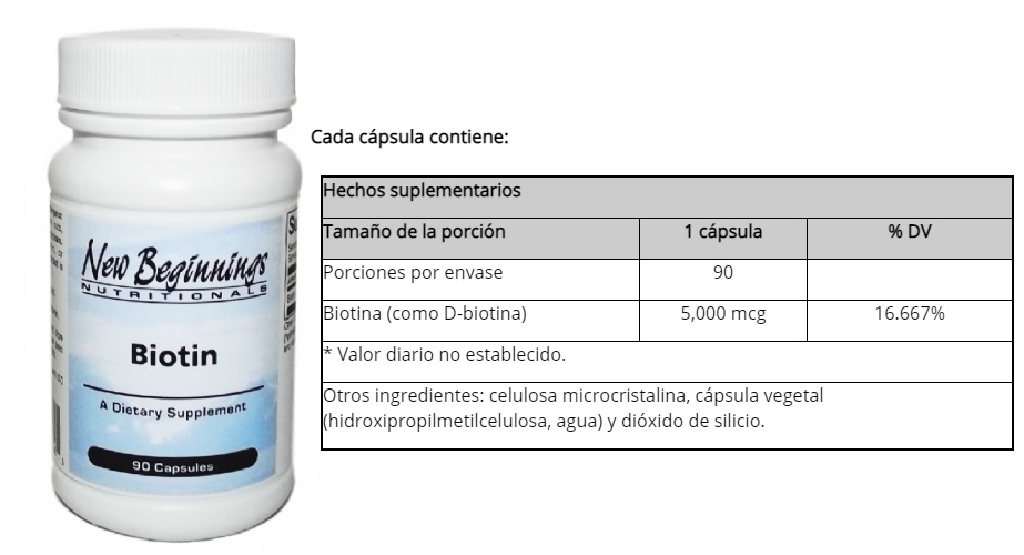 BIOTIN 5000MCG X 90 TABLETS