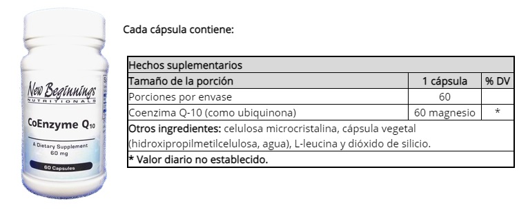 COENZIMA Q10 X 60CAPS