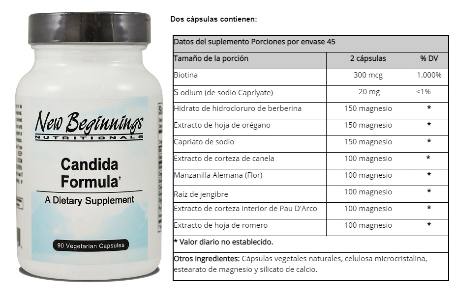 CANDIDA DEFENSE FORMULA X 90 CAPS
