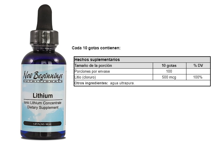 LITIO IONICO LIQUIDO X 50ML