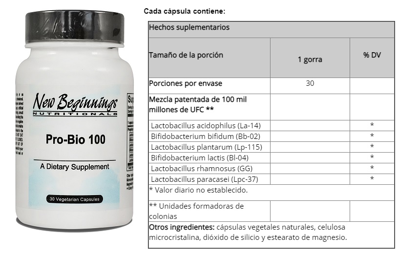 PRO BIO 100 X 30 CAPS