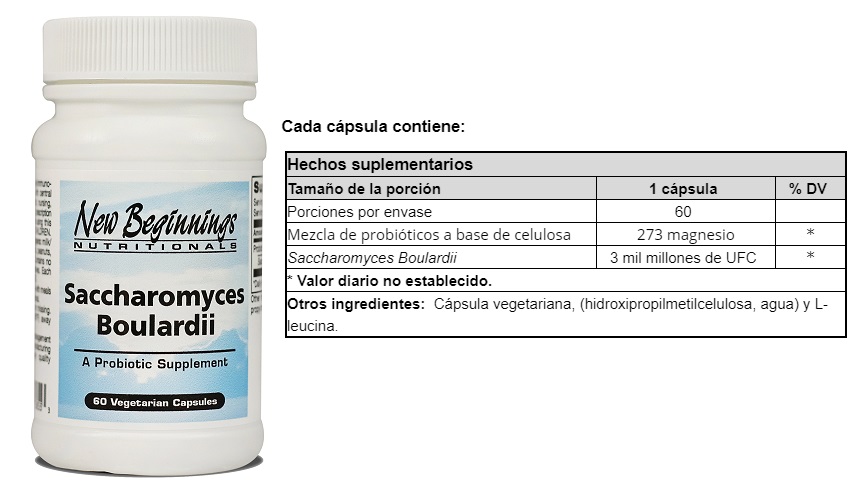 SACCHAROMYCES BOULARDII X 60 CAPS