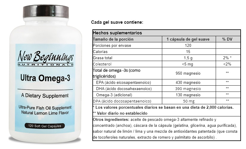 ULTRA OMEGA 3 X 120 CAPS