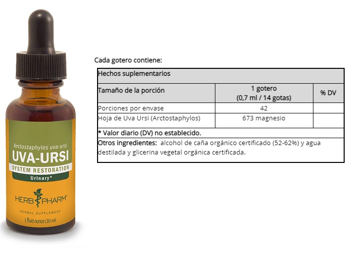 UVA URSI EXTRACTO LIQUIDO X 1floz