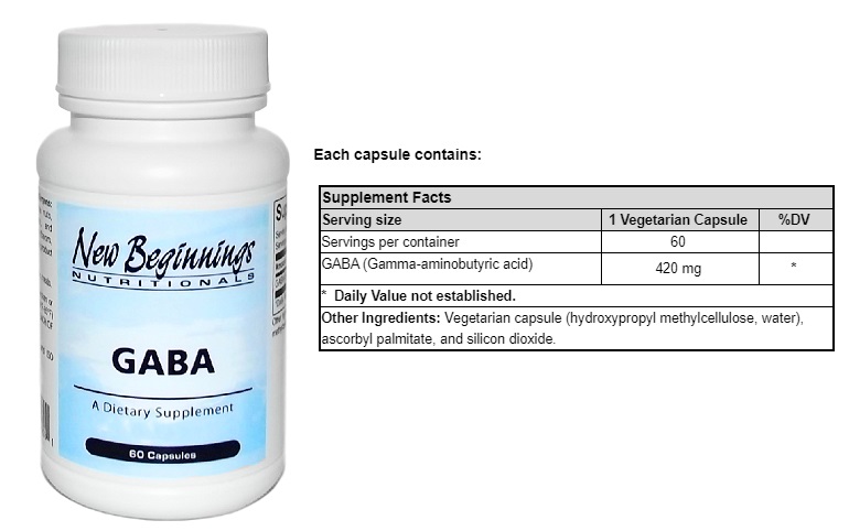 GABA 420MG X 60 CAPS