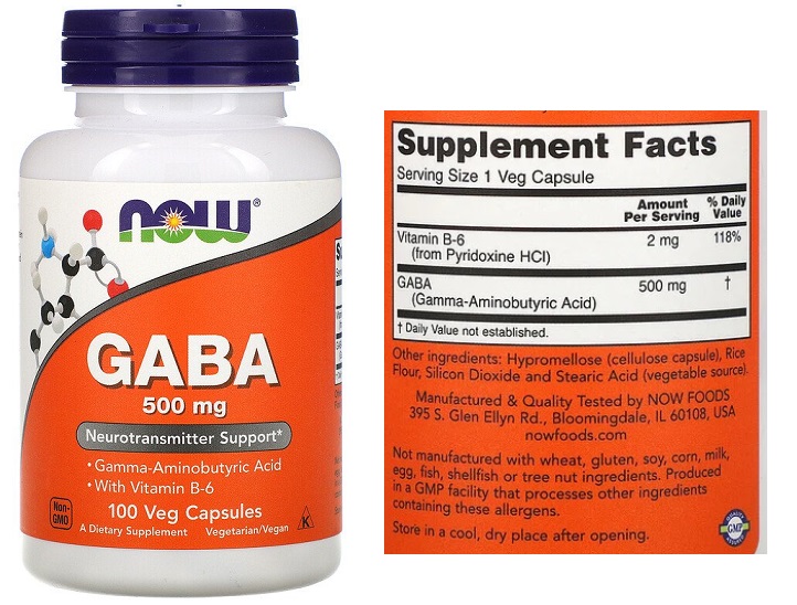 GABA 500MG X 100CAPS