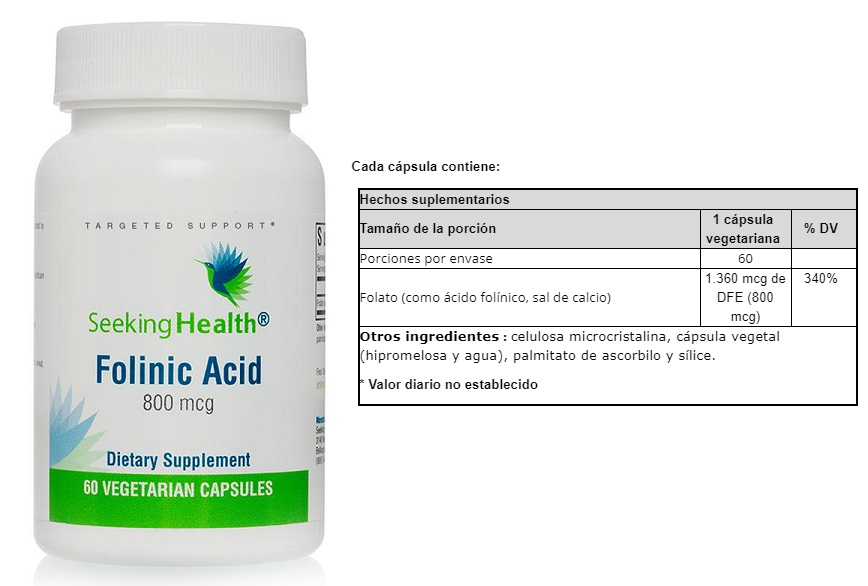 ACIDO FOLINICO 800MCG X 60 CAPS