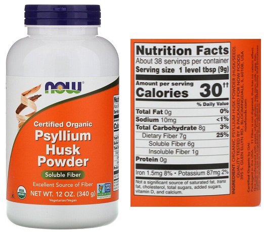 PSYLLIUM EN POLVO X 340GR