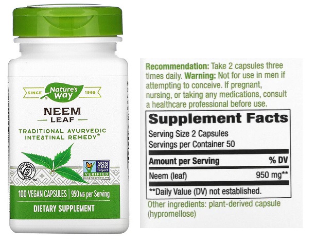 NEEM 950MG X 100 CAPS