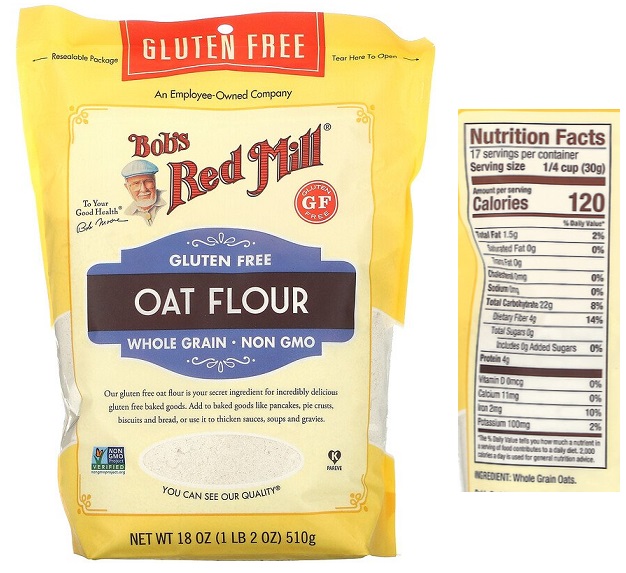 HARINA DE AVENA GRANO INTEGRAL X 510GR