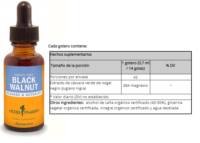 EXTRACTO DE NOGAL NEGRO X 1 FL OZ