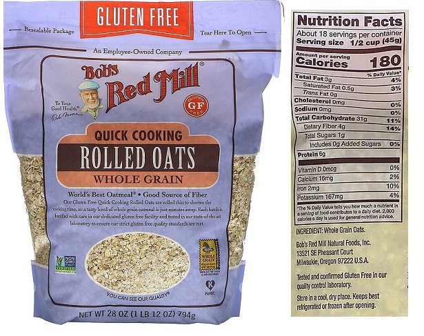 AVENA EN COPOS COCCIÓN RÁPIDA X 794GR