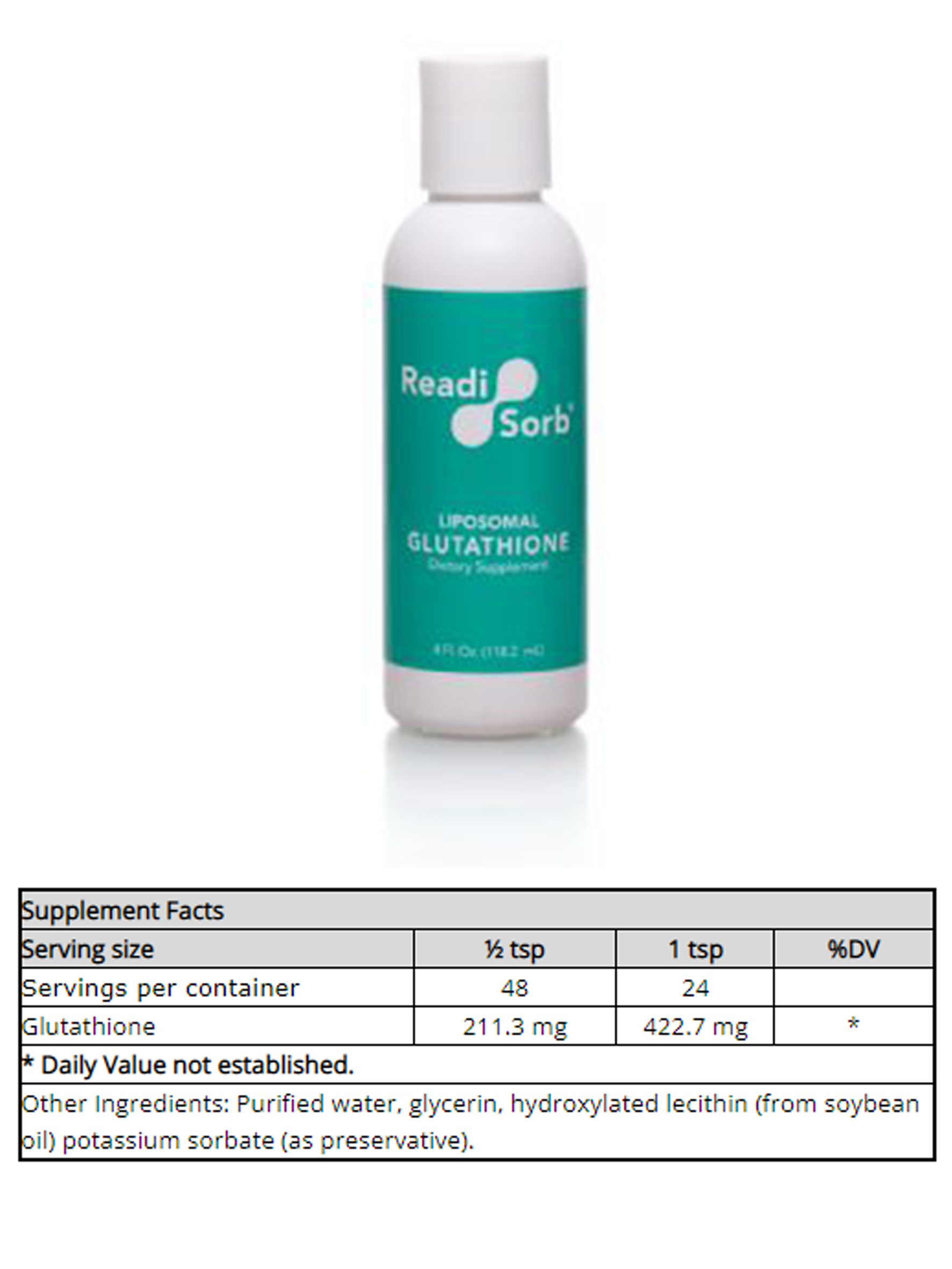 GLUTATION LIPOCEUTICO 4FL READISORB 