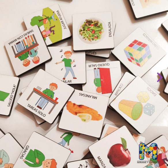PACK DE 60 PICTOS - COMIDAS Y HABILIDADES SOCIALES