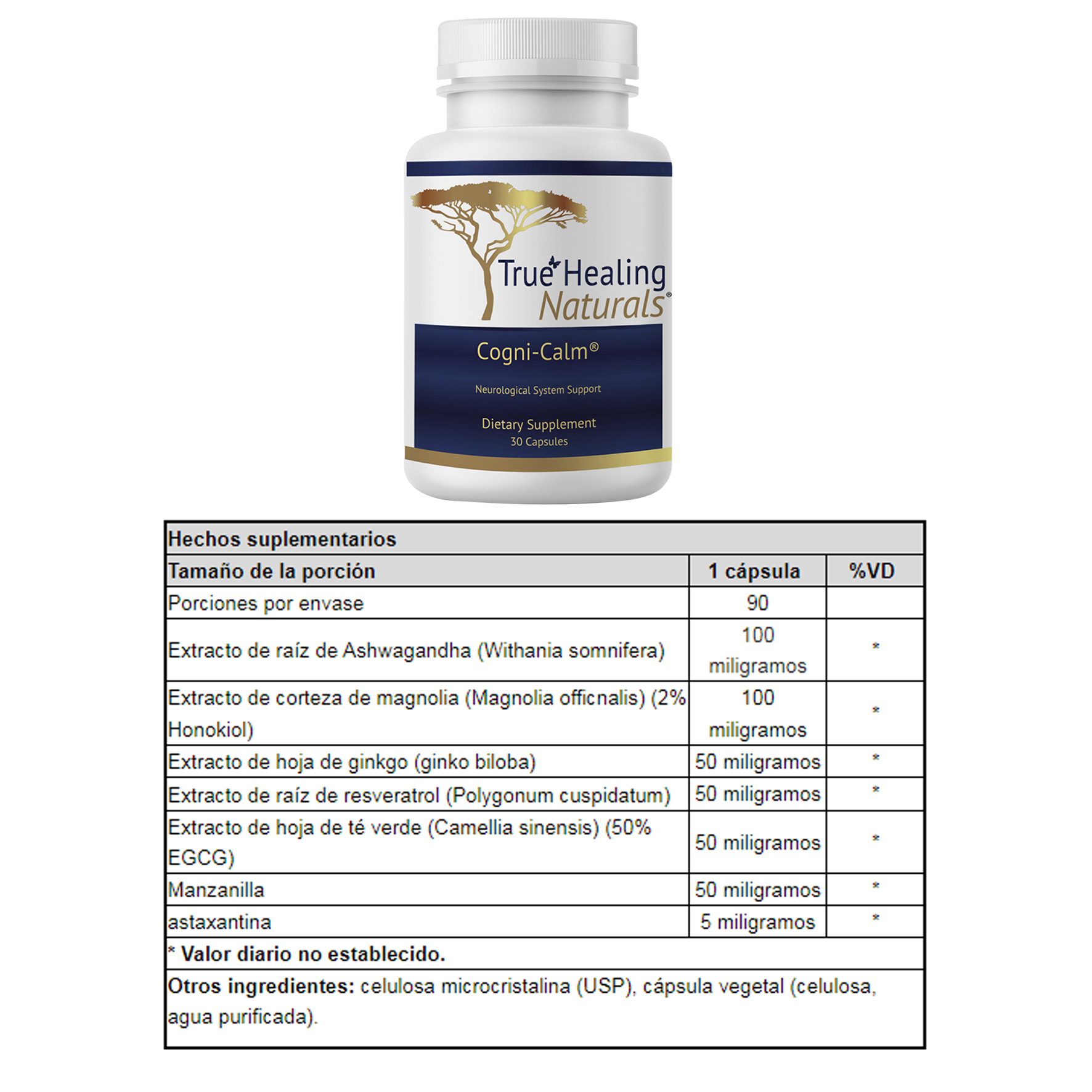 COGNI-CALM X 30 CAPSULAS