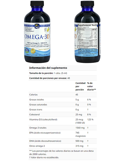 OMEGA 3 LIMON + VIT D3