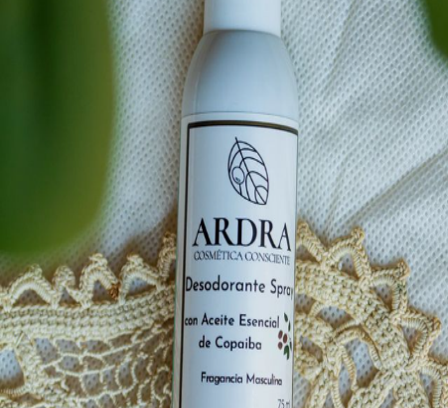 DESODORANTE SPRAY CON ACEITE ESENCIAL DE COPAIBA