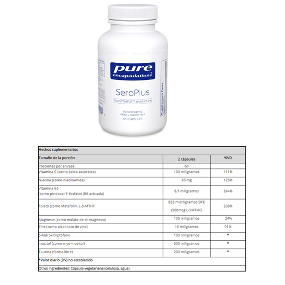 SERO PLUS X 120 CAPS