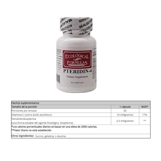 PTERIDIN-4 (BH4) X 60 CAPS