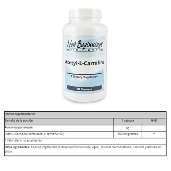 ACETYL L-CARNITINA X 90 CAPS