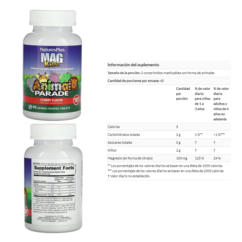 CITRATO DE MAGNESIO MASTIC P NIÑOS -CEREZA X 90 C